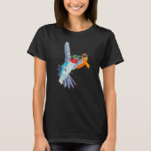 Hummingbird & Orange Ribbon Leukemia Bewusstsein M T-Shirt (Vorderseite)