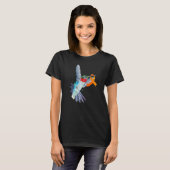 Hummingbird & Orange Ribbon Leukemia Bewusstsein M T-Shirt (Vorne ganz)