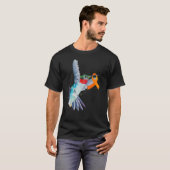 Hummingbird & Orange Ribbon Leukemia Bewusstsein M T-Shirt (Vorne ganz)