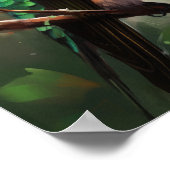 Hummingbird Painting Art Print Poster (Ecke)