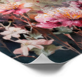 Hummingbird Painting Art Print Poster (Ecke)