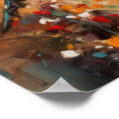 Hummingbird Painting Art Print Poster (Ecke)