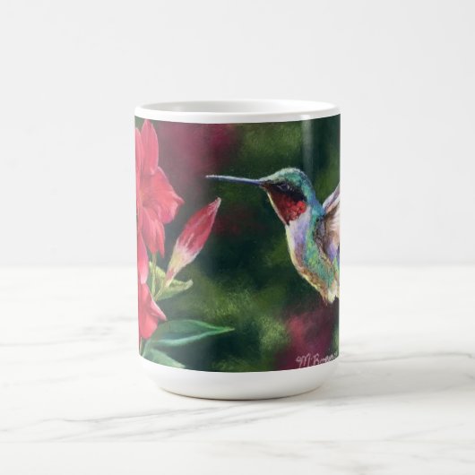 Hummingbird Painting Tasse von Mandy Roeing (Mittel)