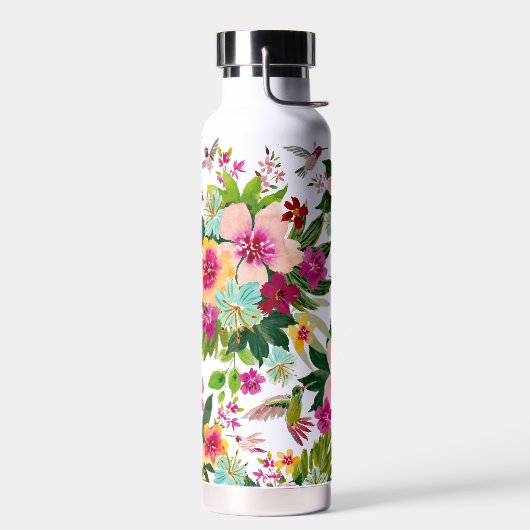 HUMMINGBIRD PARADISE Tropische Flora Trinkflasche (Links)