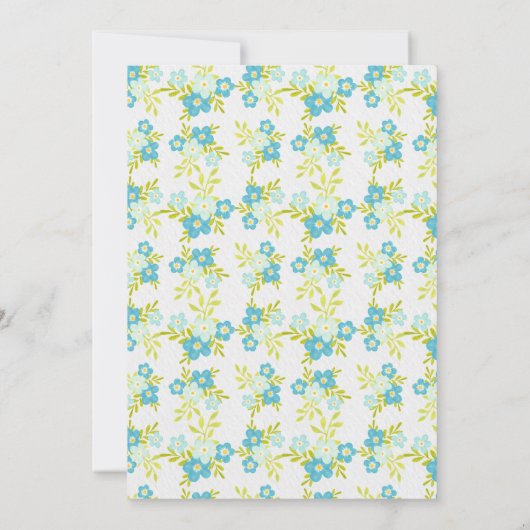 Hummingbird-Party Einladung (Rückseite)