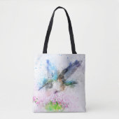 Hummingbird Pastel Color Tote Bag Tasche (Vorderseite)