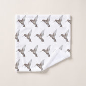 Hummingbird Pattern Badetuch Set (Waschlappen)