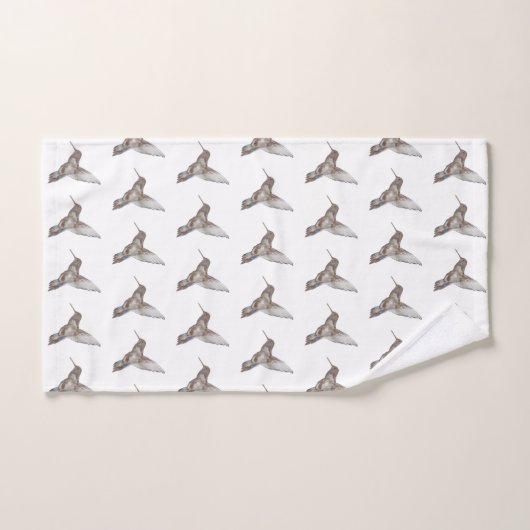 Hummingbird Pattern Badetuch Set (Handtuch)