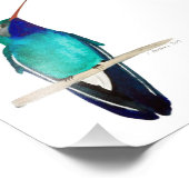 Hummingbird-Perched Fotodruck (Ecke)