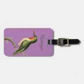 Hummingbird Perched Thunder_Cove Gepäckanhänger (Vorderseite horizontal)