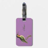 Hummingbird Perched Thunder_Cove Gepäckanhänger (Rückseite vertikal)
