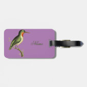 Hummingbird Perched Thunder_Cove Gepäckanhänger (Rückseite horizontal)