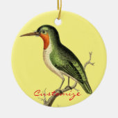 Hummingbird Perched Thunder_Cove Keramik Ornament (Vorne)