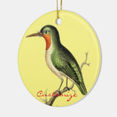 Hummingbird Perched Thunder_Cove Keramik Ornament (Links)