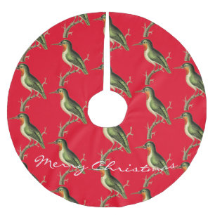 Hummingbird Perched Thunder_Cove Polyester Weihnachtsbaumdecke
