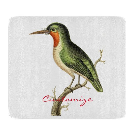 Hummingbird Perched Thunder_Cove Schneidebrett (Vorderseite)