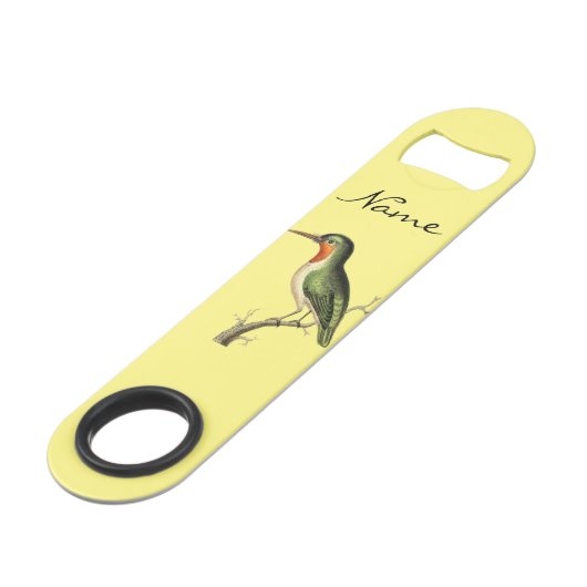Hummingbird Perched Thunder_Cove Speed Flaschenöffner (Rückseite Schrägansicht)