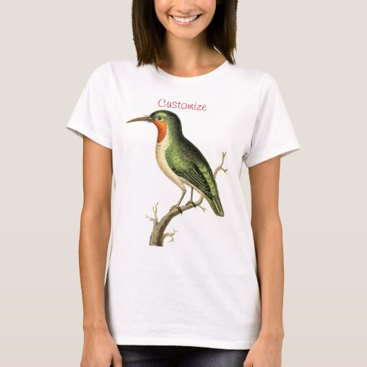 Hummingbird Perched Thunder_Cove T-Shirt (Vorderseite)