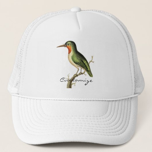 Hummingbird Perched Thunder_Cove Truckerkappe (Vorderseite)