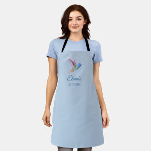 Hummingbird Personalisiert Light Blue Kitchen Sch Schürze