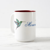 Hummingbird Personalisiert Zweifarbige Tasse (Vorderseite Links)