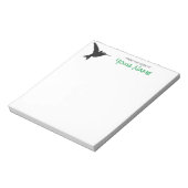 Hummingbird - Personalisierter Notepad Notizblock (Rotiert)