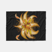 Hummingbird Pheonix Fleecedecke (Vorderseite (Horizontal))