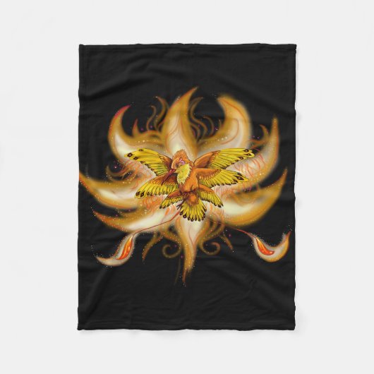 Hummingbird Pheonix Fleecedecke (Vorderseite)