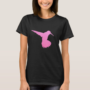 Hummingbird Pink Vintag Bird T-Shirt