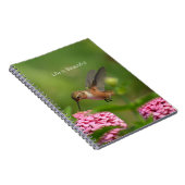 Hummingbird Pink Zinnia Flowers (my photography) Notizblock (Rechte Seite)