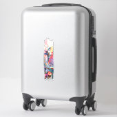 Hummingbird Pinselstrich Aufkleber (Koffer)