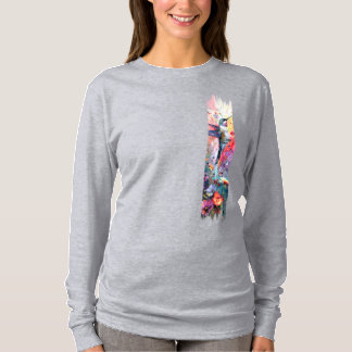 Hummingbird Pinselstrich T-Shirt