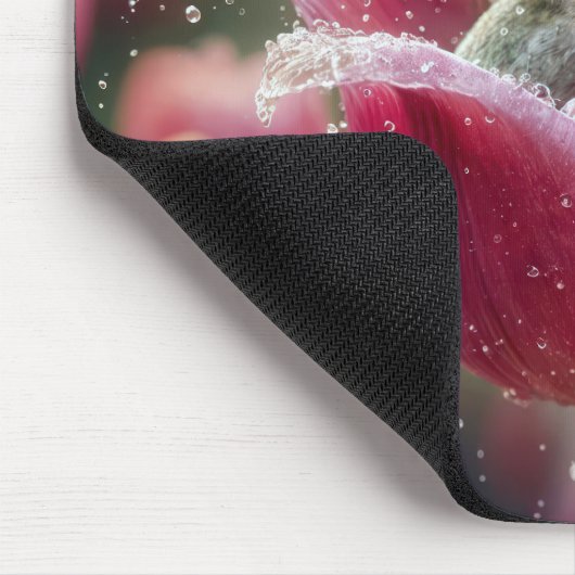 Hummingbird plasht in einem Tulip Mousepad (Ecke)
