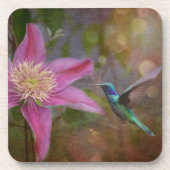 Hummingbird Plastic Untersetzer (Vorderseite)