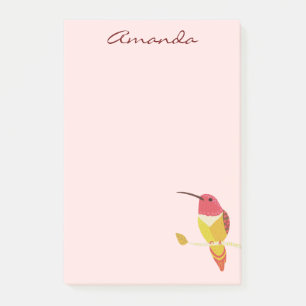Hummingbird Post-It Notes Post-it Klebezettel