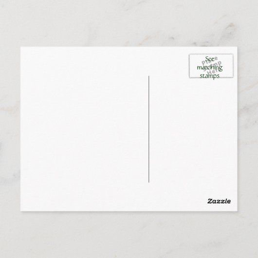 Hummingbird Postcard Vielen Dank oder jede Gelegen Postkarte (Rückseite)