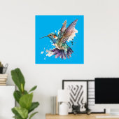 Hummingbird-Poster Poster (Heimbüro)