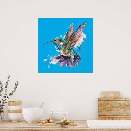 Hummingbird-Poster Poster (Küche)