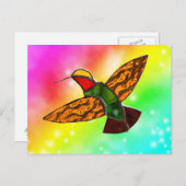 HUMMINGBIRD POSTKARTE (Vorne/Hinten)