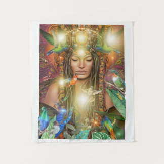 Hummingbird Princess Wandteppich