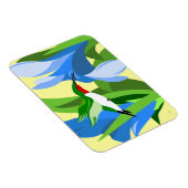Hummingbird Rechteckige Magnete (Rechte Seite)