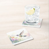 Hummingbird Rechteckiger Pappuntersetzer (Vor Ort)