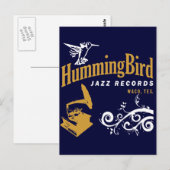 Hummingbird Records Postkarte (Vorne/Hinten)