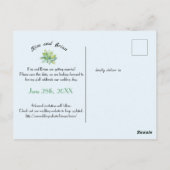 Hummingbird Rette unser Datum Postkarte (Rückseite)