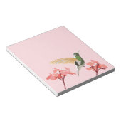 Hummingbird - rosa Notepad Notizblock (angewinkelt)