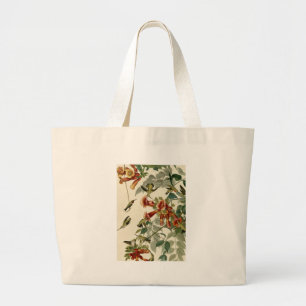 Hummingbird Ruby Throated Audubon Jumbo Stoffbeutel