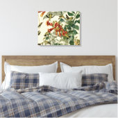 Hummingbird Ruby Throated Audubon Leinwanddruck (Insitu (Schlafzimmer))