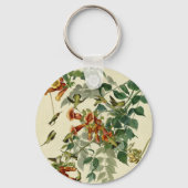 Hummingbird Ruby Throated Audubon Schlüsselanhänger (Vorderseite)