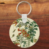 Hummingbird Ruby Throated Audubon Schlüsselanhänger (Vorderseite)