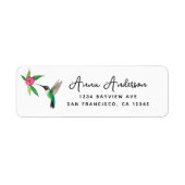 Hummingbird Rücksendeadresse (Vorne)